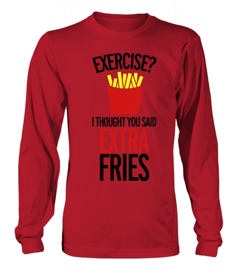 Extra Fries Women's Long Sleeve