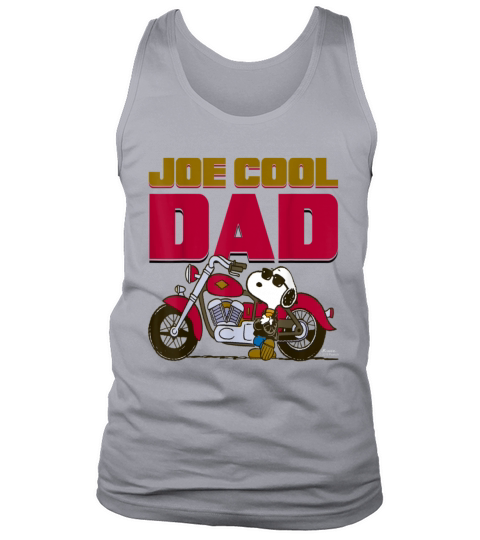 Peanuts Snoopy Joe Cool Dad Motorcycle Men's Tank Top