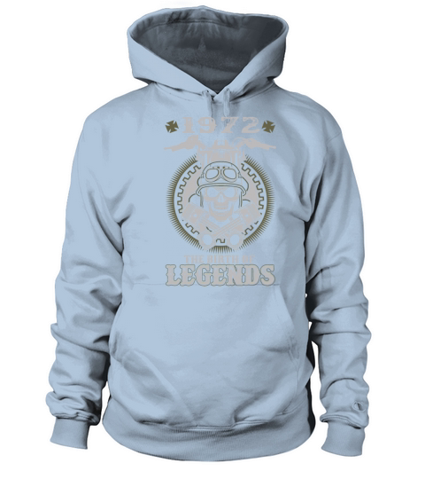 Biker - 1972 the birth of legends awesome t - sh Women's Hoodie