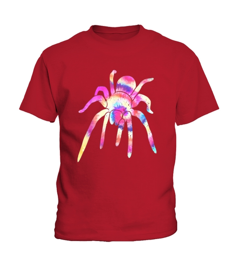 Spider Tarantulas Girls TieDye Cute Spiders Kids T-Shirt