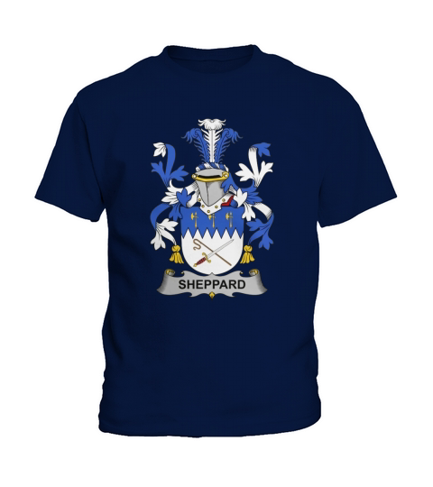 Sheppard Family Crest Irish Family Crests II Kids T-Shirt