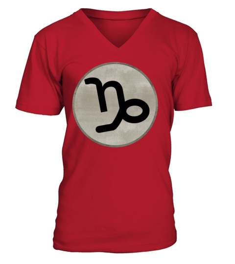 Capricorn December January Zodiac Sign Men's V-Neck T-shirt