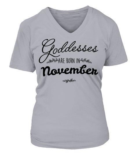 November Goddesses Women's V-Neck T-shirt