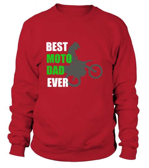 Mens Best Moto Dad Ever Shirt - Vintage Motocross Shirts Sweatshirt Unisex