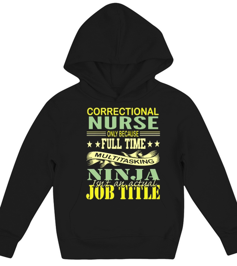 Correctional Nurse Kids Hoodie