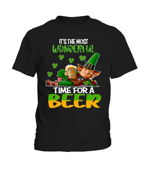 St. Patricks Day   its the most wonderful time for a beer Kids T-Shirt