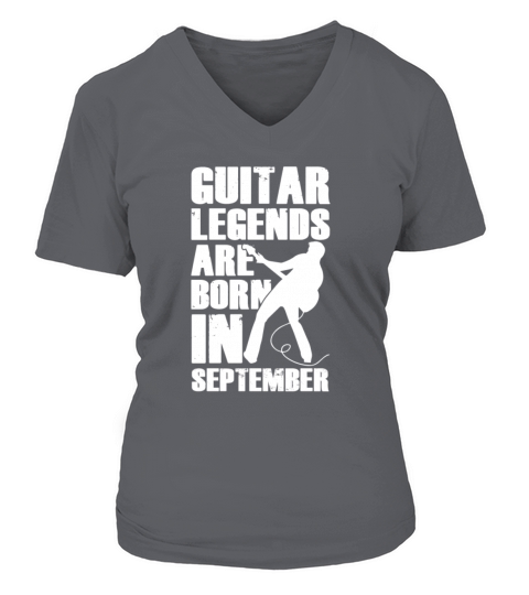 Guitar Legends Are Born In September T-Shirt Women's V-Neck T-shirt