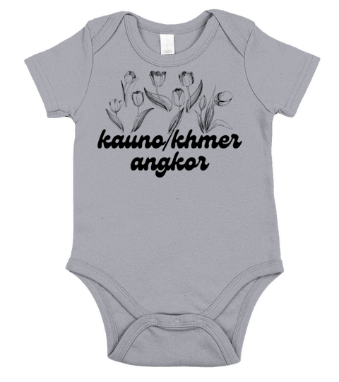 T shirt khmer angkor Short Sleeve Baby One-Piece