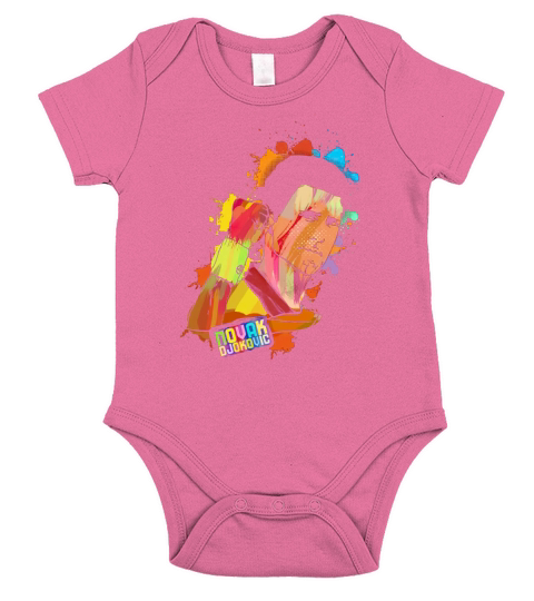 Novak Djokovic colorful Short Sleeve Baby One-Piece
