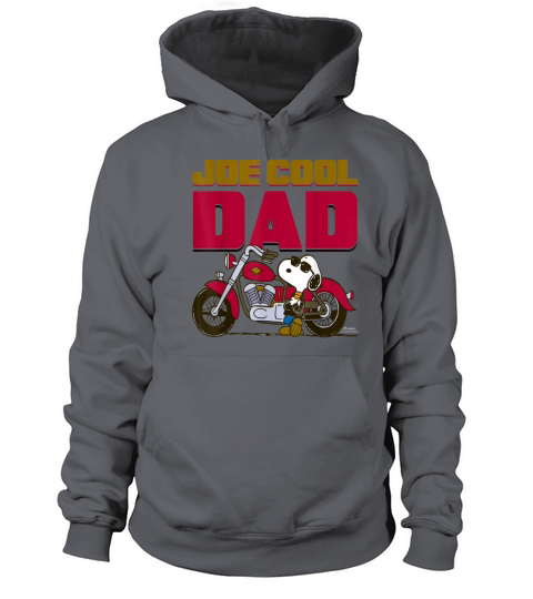 Peanuts Snoopy Joe Cool Dad Motorcycle Women's Hoodie