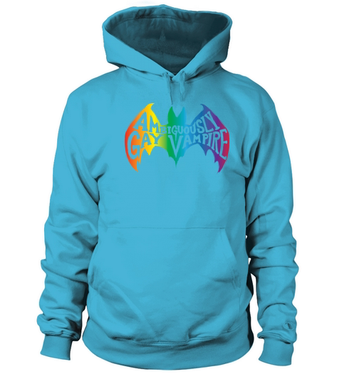 Ambiguously Gay Vampire LGBT Pride Month Women's Hoodie