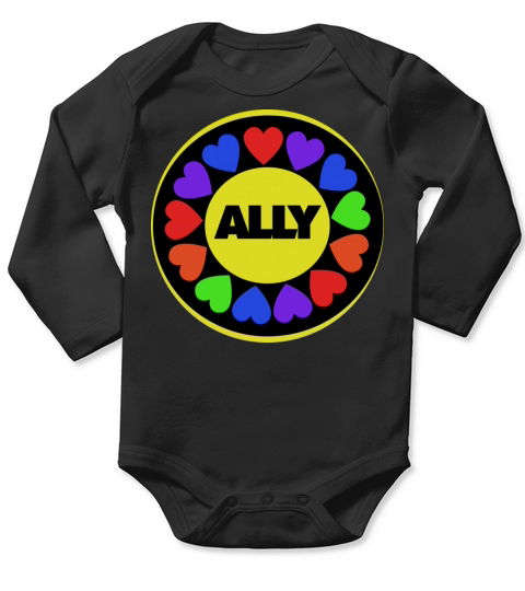 Ally Gay Rights Long Sleeve Baby One-Piece