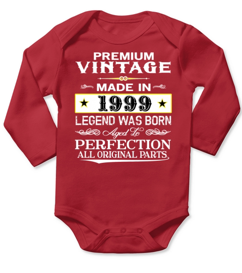 PREMIUM VINTAGE 1999 Long Sleeve Baby One-Piece