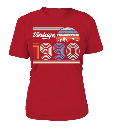 1990 Vintage born in Retro age Birthday gift idea Women's T-Shirt