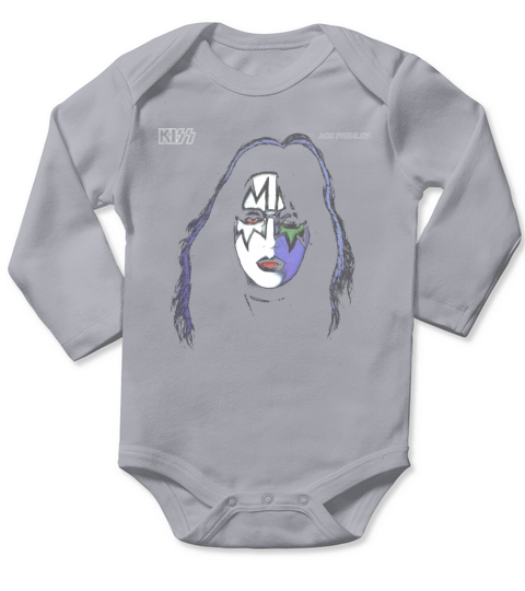 KISS 1978 Ace Frehley shirt Long Sleeve Baby One-Piece