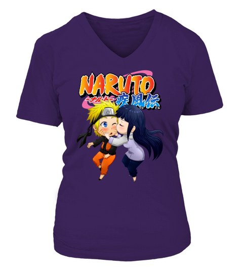 naruto V-neck T-Shirt Woman