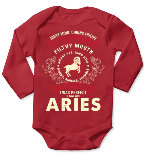 Aries - I never said I am a perfect aries t - shir Long Sleeve Baby One-Piece