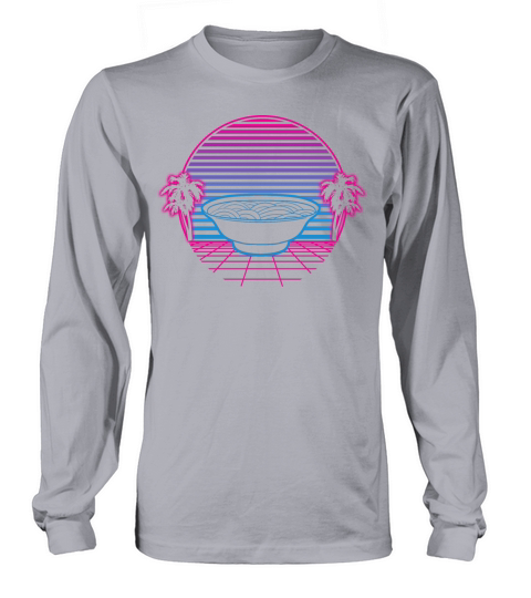 Ramen Soup Retro Vintage Retrowave Women's Long Sleeve