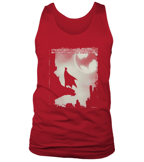 ITS NOT WHO I AM UNDERNEATH Tank Top Unisex