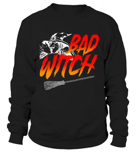 Bad Witch Halloween Men's Sweatshirt