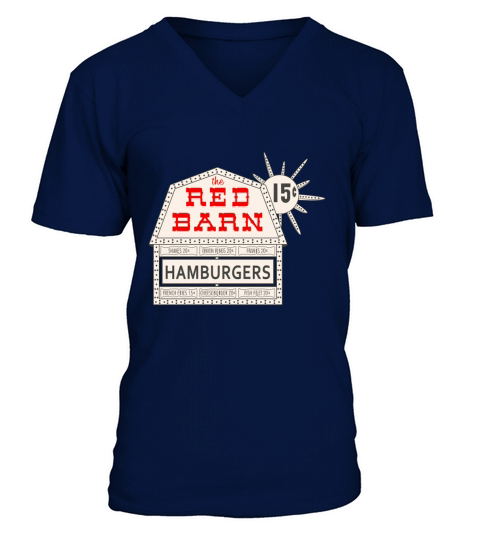 Red Barn Logo T-Shirt V-Neck T-shirt