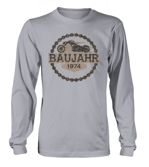 Baujahr biker geschenk born ride 1974 Men's Long Sleeve