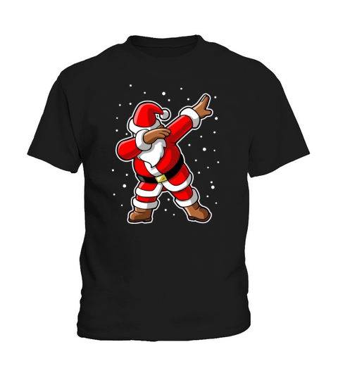 Merry Christmas dabbing santa claus Kids T-Shirt