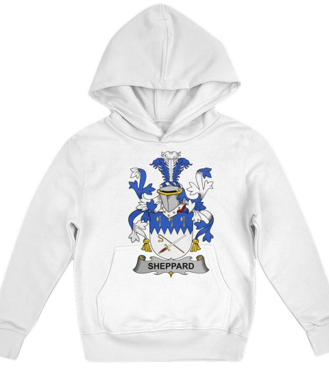 Sheppard Family Crest Irish Family Crests II Kids Hoodie
