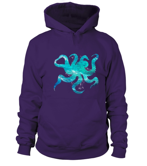 Octopus watercolor Women's Hoodie