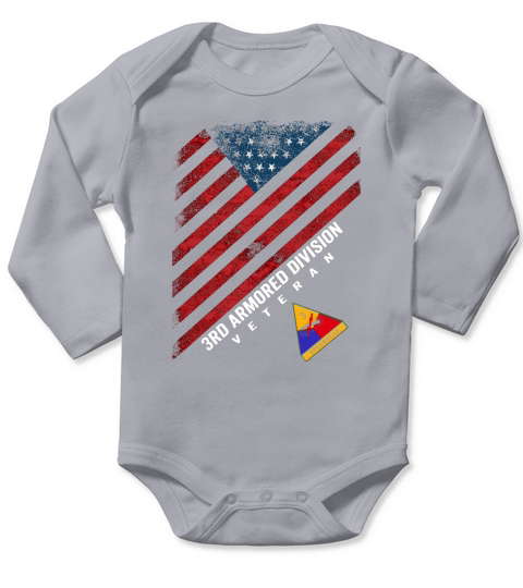 3RD ARMORED DIVISION VETERAN Long Sleeve Baby One-Piece