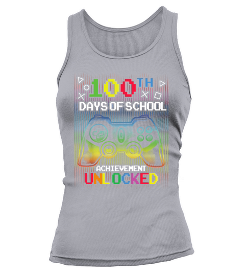 100th Day Of School For Teacher Student Video Game Women's Tank Top