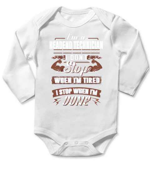 Headend Technician Long Sleeve Baby One-Piece