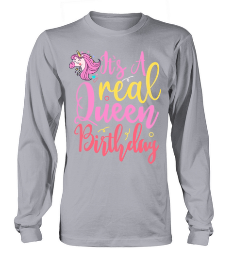 its a real queen birthday Women's Long Sleeve