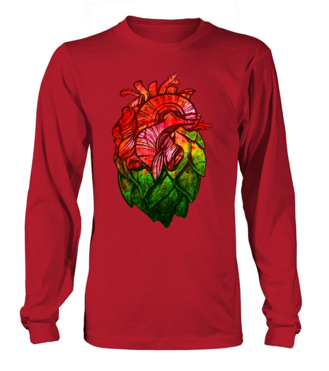 Hop Heart Craft Beer Men's Long Sleeve