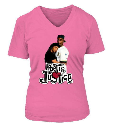 John Singleton  Janet Jackson Poetic Justice V-neck T-Shirt Woman