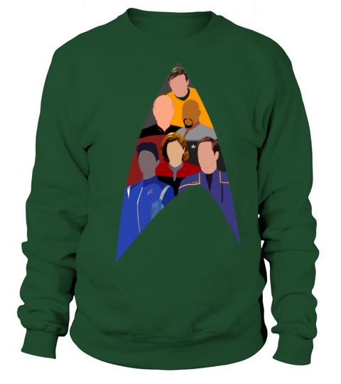 Starfleet Captains in Trek Delta Women's Sweatshirt