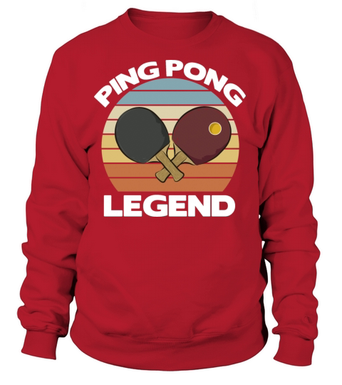 Ping Pong Table Tennis Legend Best Funny Gift Idea Women's Sweatshirt