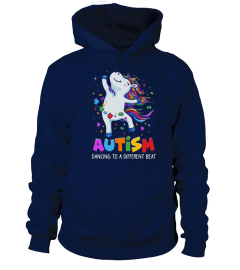 unicorn Autism Awareness Cute unicorn Color Puzzle Women's Hoodie