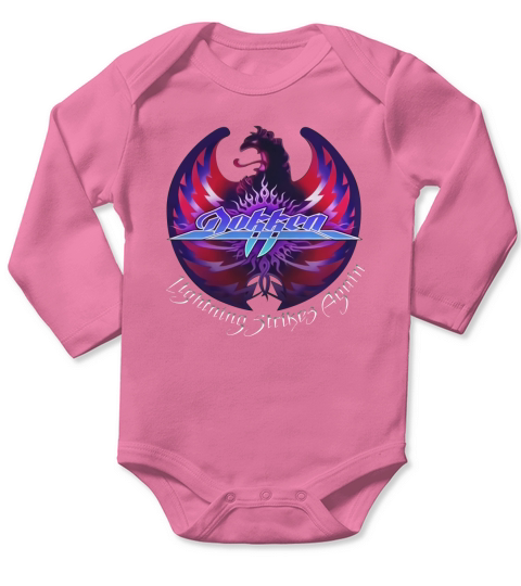 Dokken 3 Long Sleeve Baby One-Piece