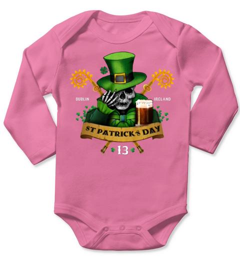 IRISHCONTEST Long Sleeve Baby One-Piece