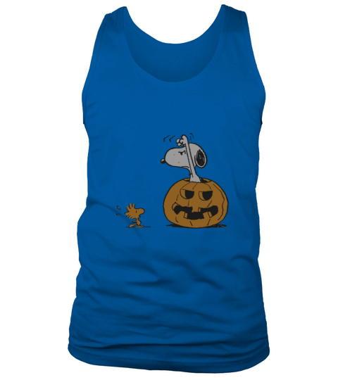 Peanuts Halloween Snoopy Woodstock Men's Tank Top