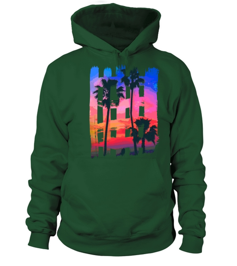 Tropical Brush Strokes Women's Hoodie