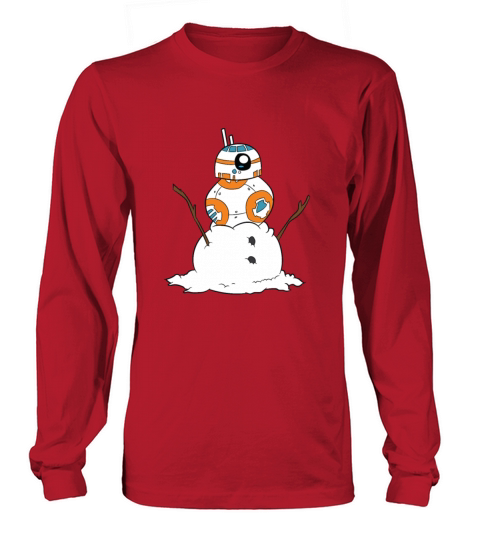 Snowman - robot on snowman Women's Long Sleeve