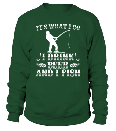 Fisherman Love To Fish & Beer Fisher Angler Men's Sweatshirt