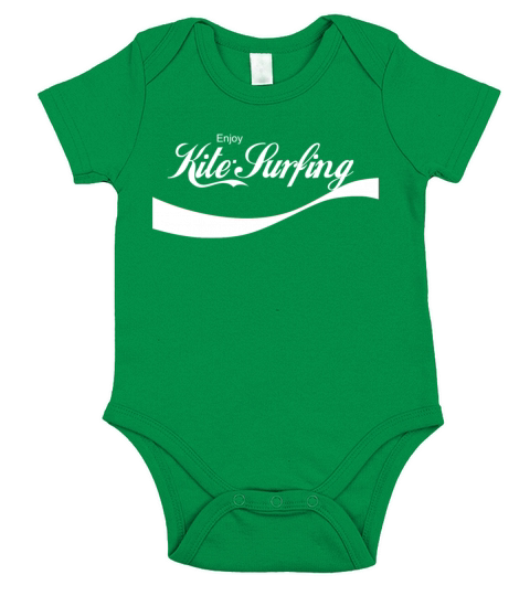 Enjoy Kite Surfing Short Sleeve Baby One-Piece