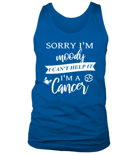 Moody Cancer Horoscope Zodiac Astrology Men's Tank Top