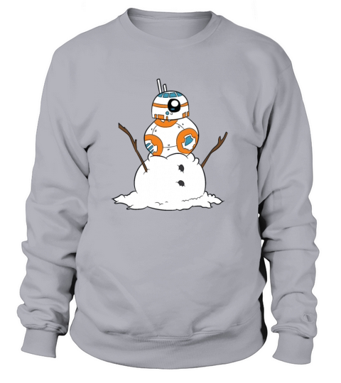 Snowman - robot on snowman Women's Sweatshirt