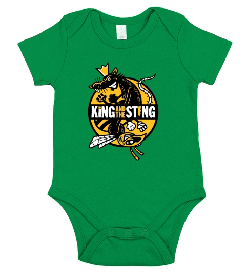 king and the sting Short Sleeve Baby One-Piece