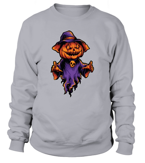 Halloween Pumpkin Ghost Women's Sweatshirt