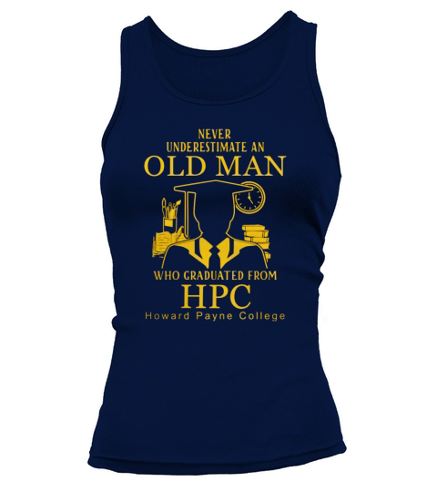 Man graduated from Howard Payne College Tank top Woman
